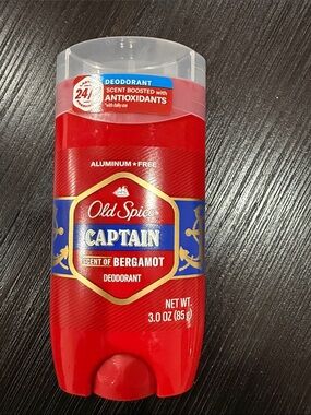 NWT Old Spice Captain Bergamot Deodorant - aluminum free